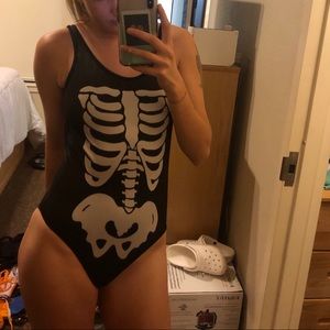 Skeleton bathing suit